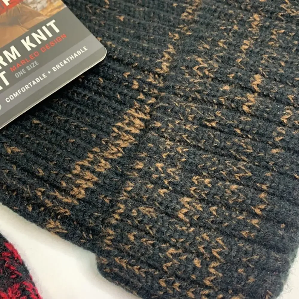 The Great Outdoors Warm Marled Knit Hats Beanies New with tag Bundle of 2